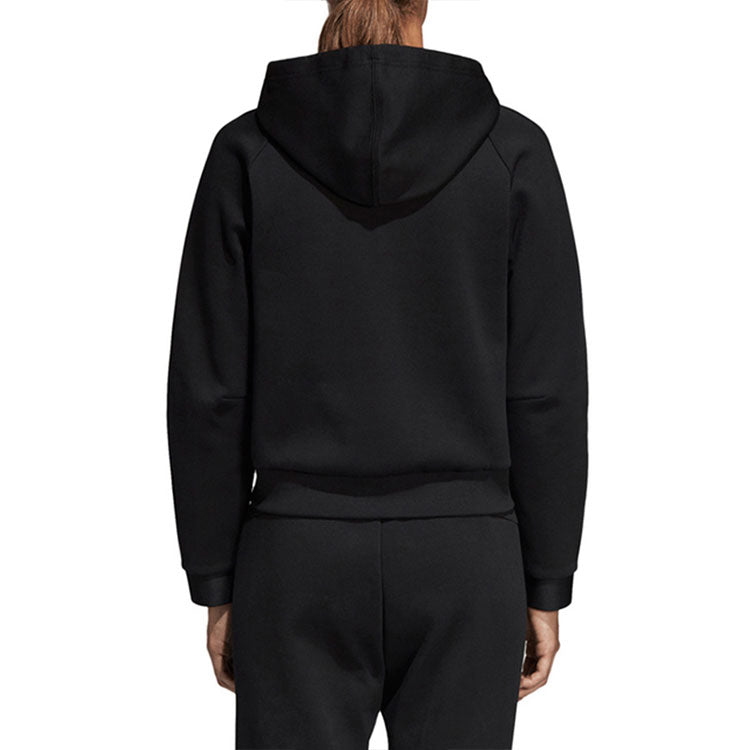 (WMNS) adidas Must Haves Hooded Jacket 'Black' DU6570