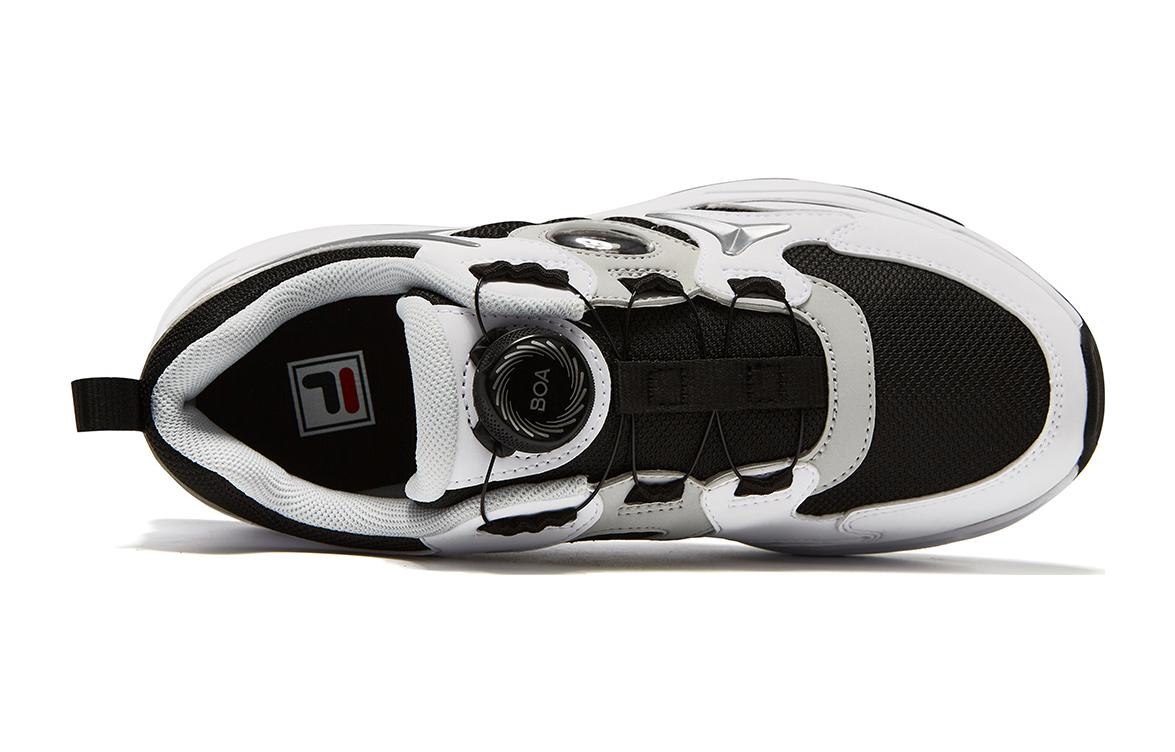(GS) FILA FUSION ANCERUS PLUS Sneakers 'White Black Silver' K15B341108FBS