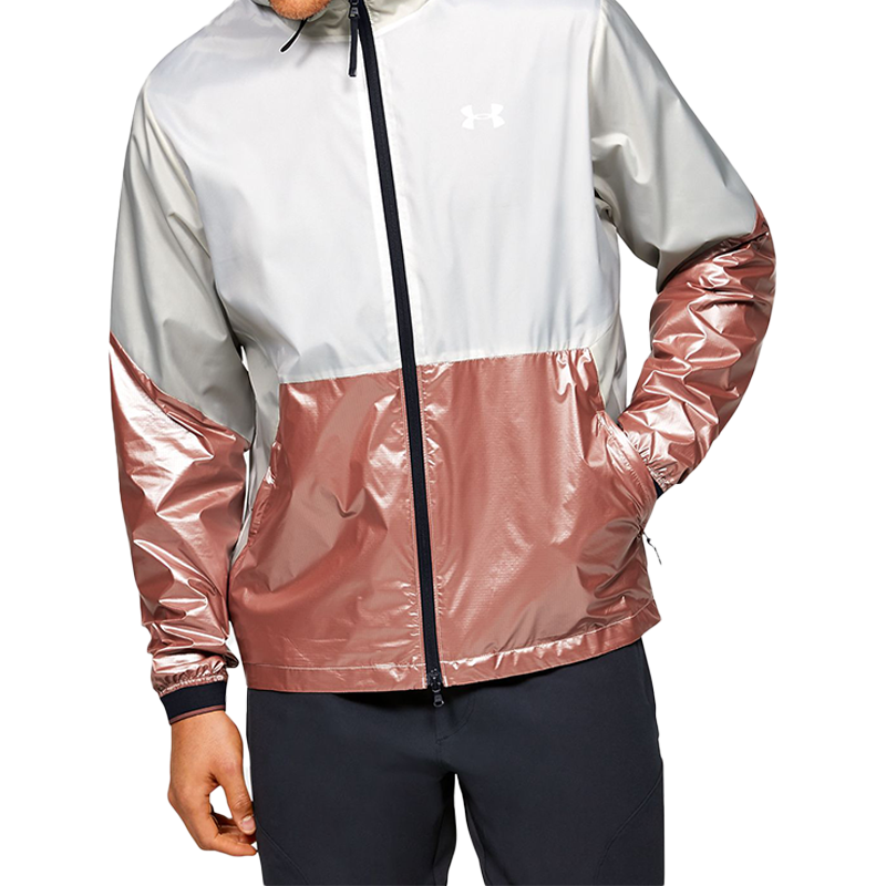 Under Armour Recover Legacy Windbreaker Jacket 'White Rose Gold' 1353370-112