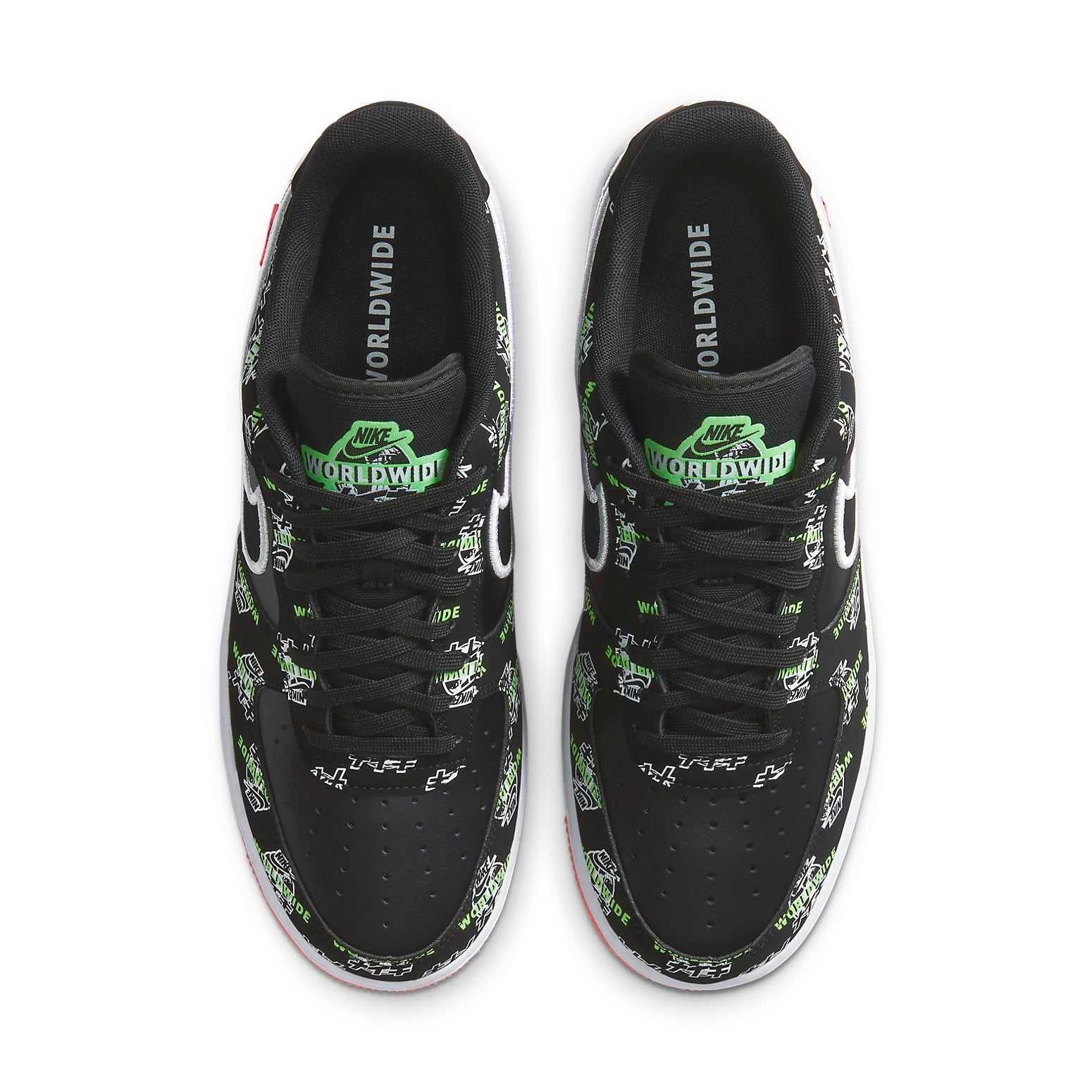 Nike Air Force 1 07 LV8 Worldwide 'Black White Red' DA1343-003