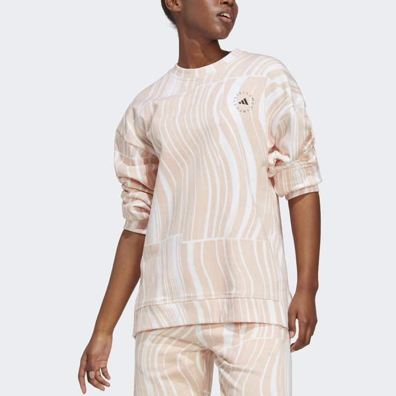 (WMNS) adidas by Stella McCartney TrueCasuals Graphic Sweatshirt 'Beige' HS0986