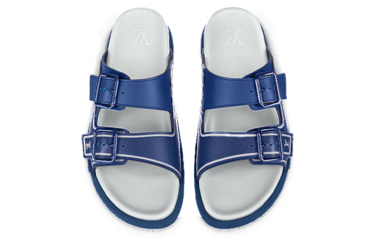 LOUIS VUITTON LV Trainer Sandals 'Navy' 1AA6SA