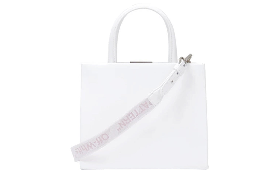(WMNS) Off-White Arrows Flowers Pattern BoxHandholdBag OWNA059R21LEA0020184