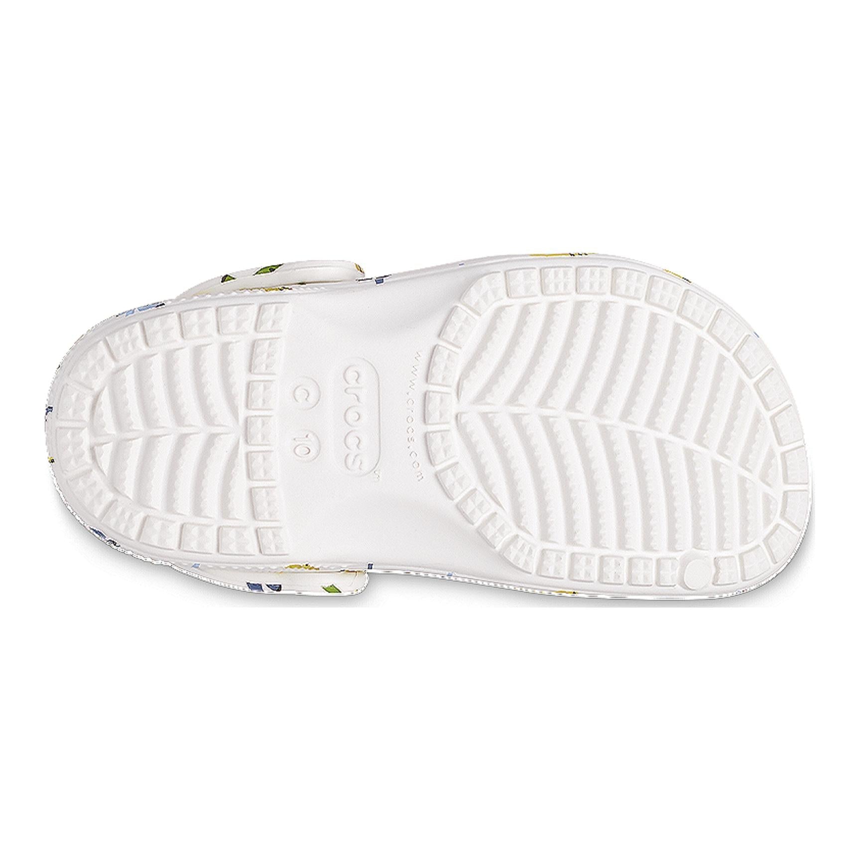 (GS) Crocs Classic Character Print Clogs 'White' 209697-9DH