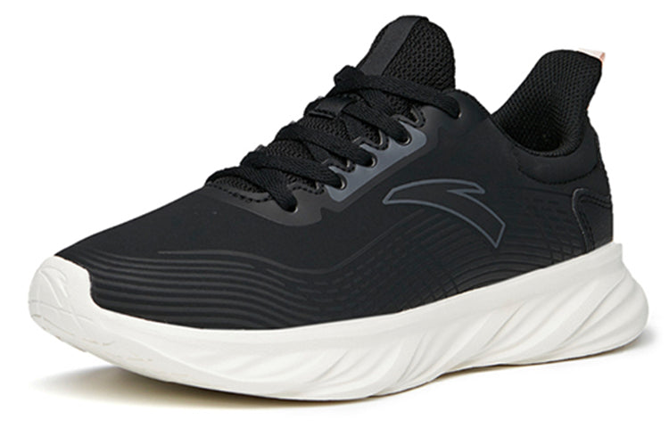 (WMNS) ANTA Running Series Sneakers 'Black Mesh White' 122145571-9