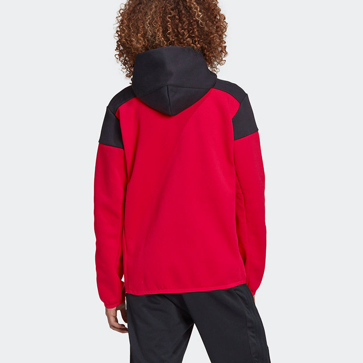 adidas Manchester United 20-21 Season Soccer/Football Sports Jacket Red GN4757