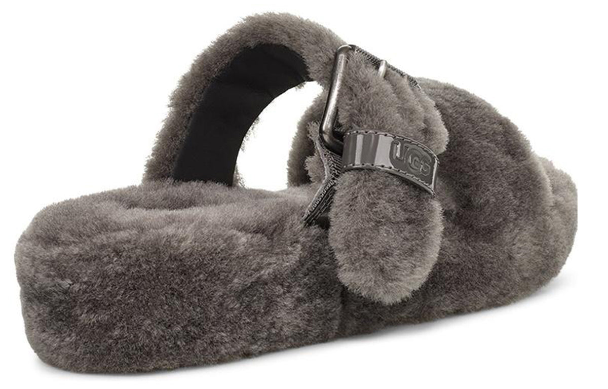 (WMNS) UGG Fuzz Yeah 'Grey' 1104662-CHRC