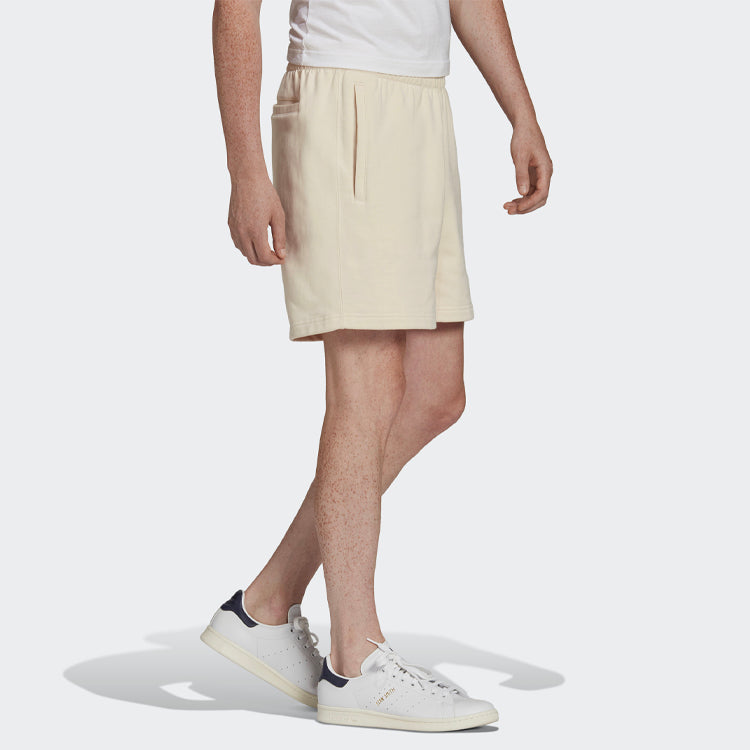 adidas originals C Short Ft Solid Color Small Label Sports Lacing Shorts Yellow HG4865