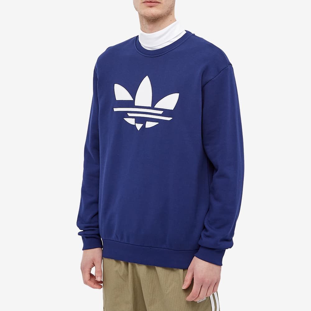 adidas originals Adicolor Shattered Trefoil Sweatshirt 'Blue' H37734