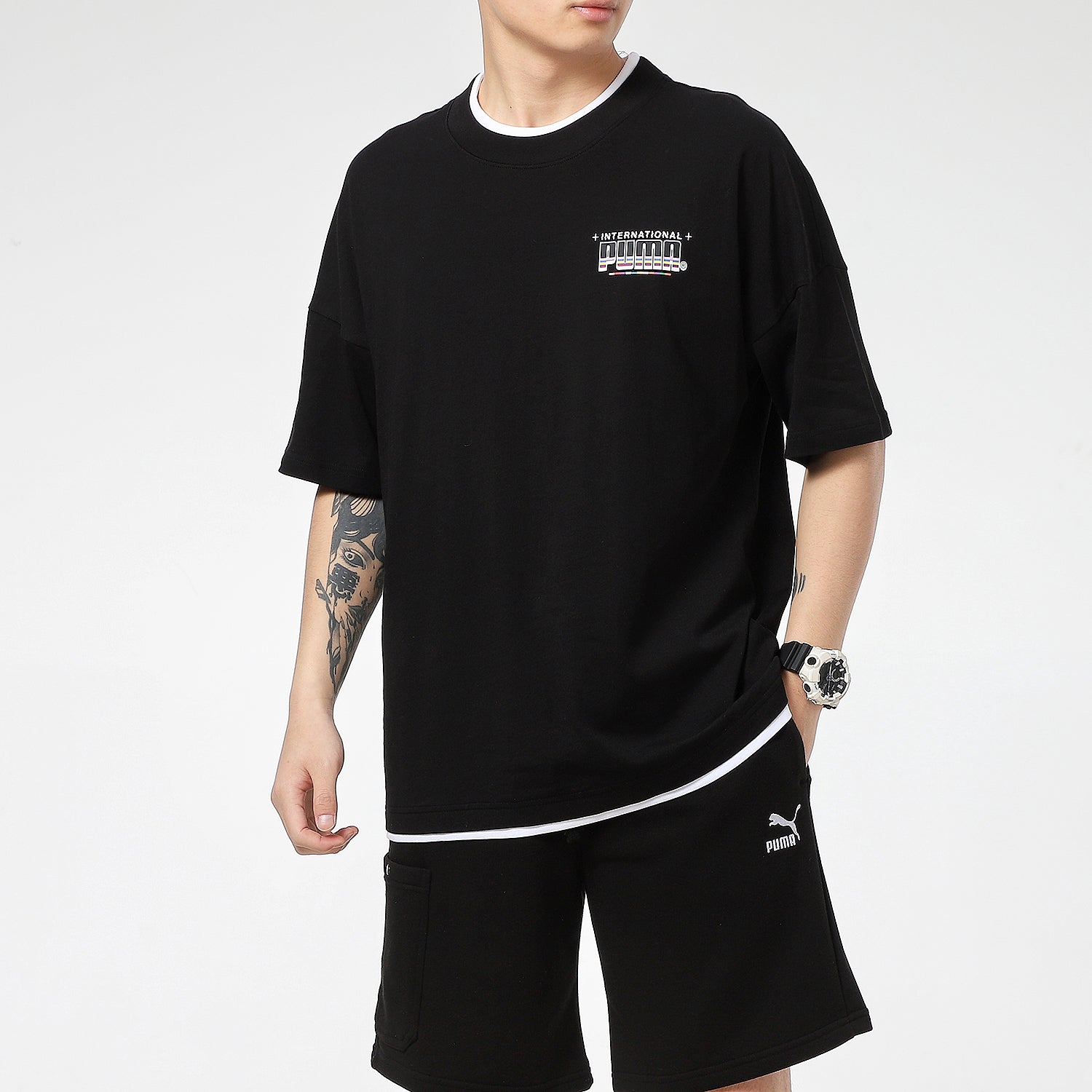 PUMA x Britto T-Shirt 'Black White' 532257-01