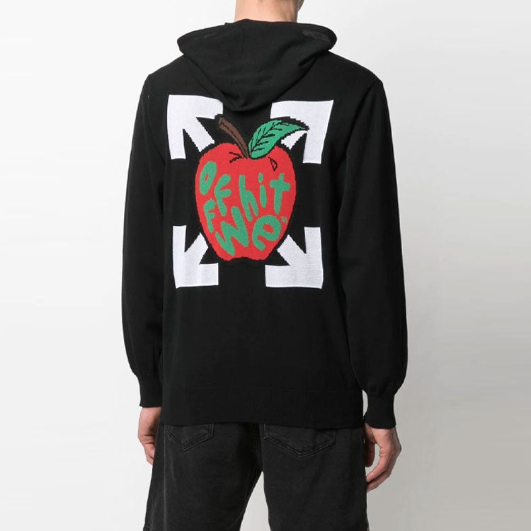 Off-White SS21 Apple Arrow Solid Color Loose Fit Black OMHA108S21KNI0011001