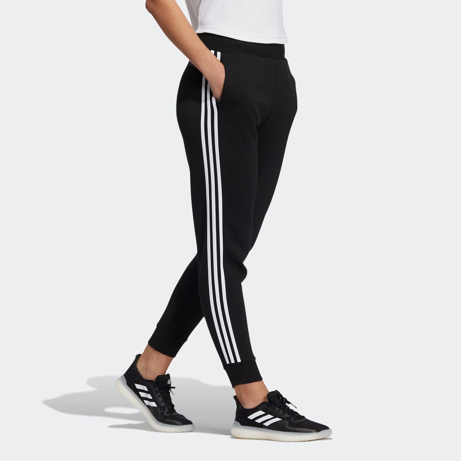 (WMNS) adidas Fi W Pt Dk Rlx Casual Sports Running Bundle Feet Long Pants/Trousers Black H09691