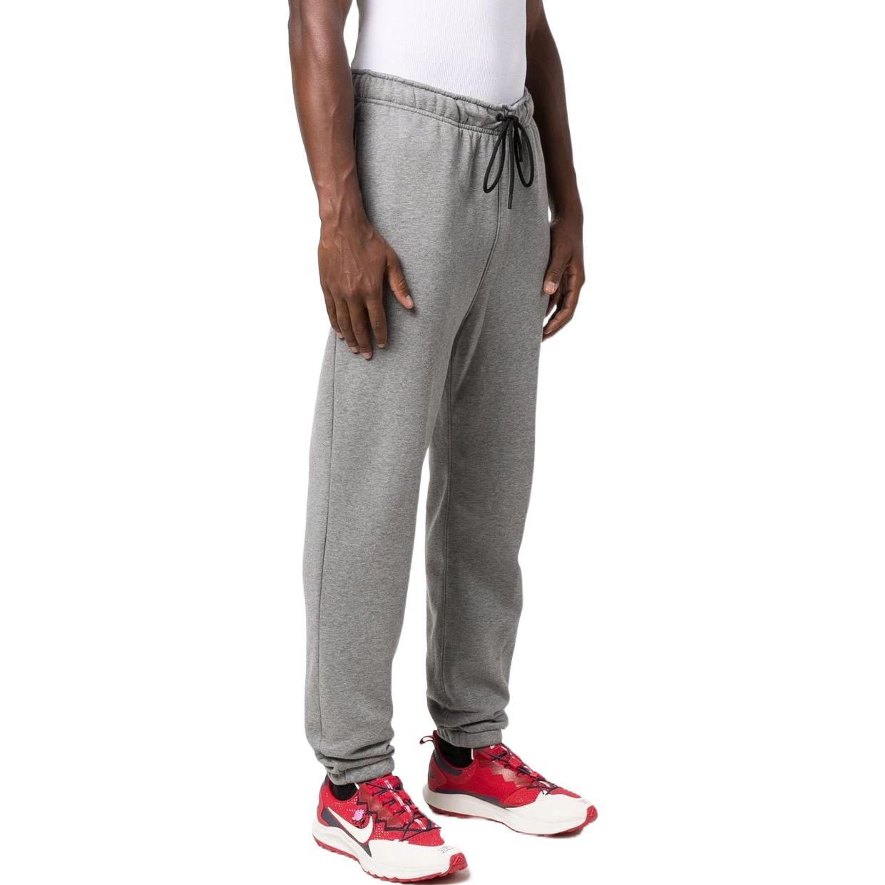 Men's Nike Logo Embroidered Drawstring Straight Sports Pants/Trousers/Joggers Gray DA9820-091