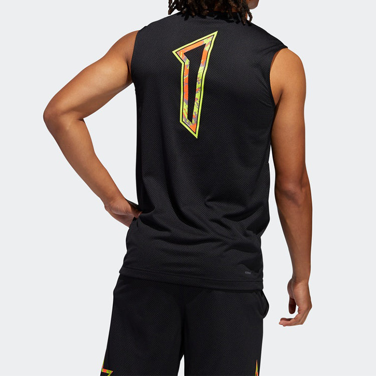 Men's adidas Mc Tank B Black Basketball Jersey/Vest FQ0810