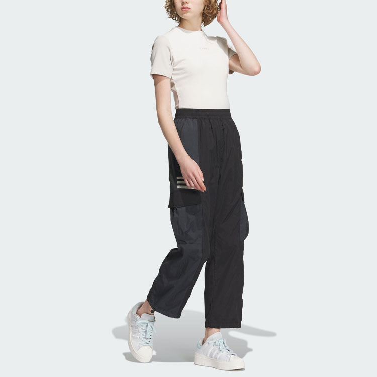 (WMNS) adidas originals Crop Tee 'White' IU4847