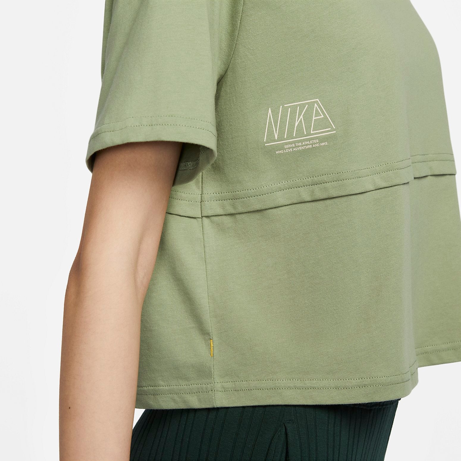 (WMNS) Nike AS W NSW SS TOP GCEL 'Green' FQ7009-386
