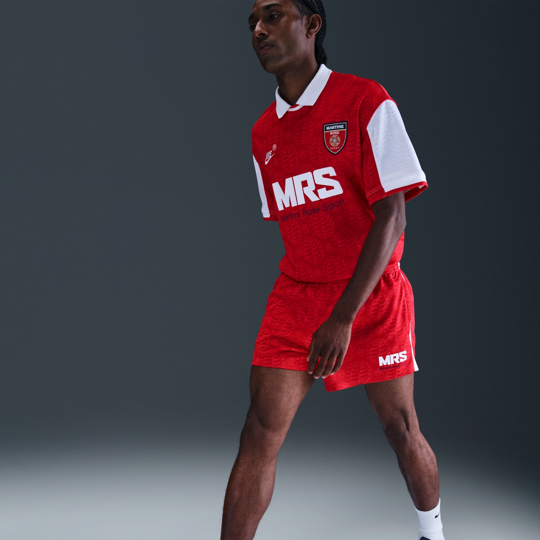 Nike x Martine Rose Football Shorts 'Red' HM9025-657