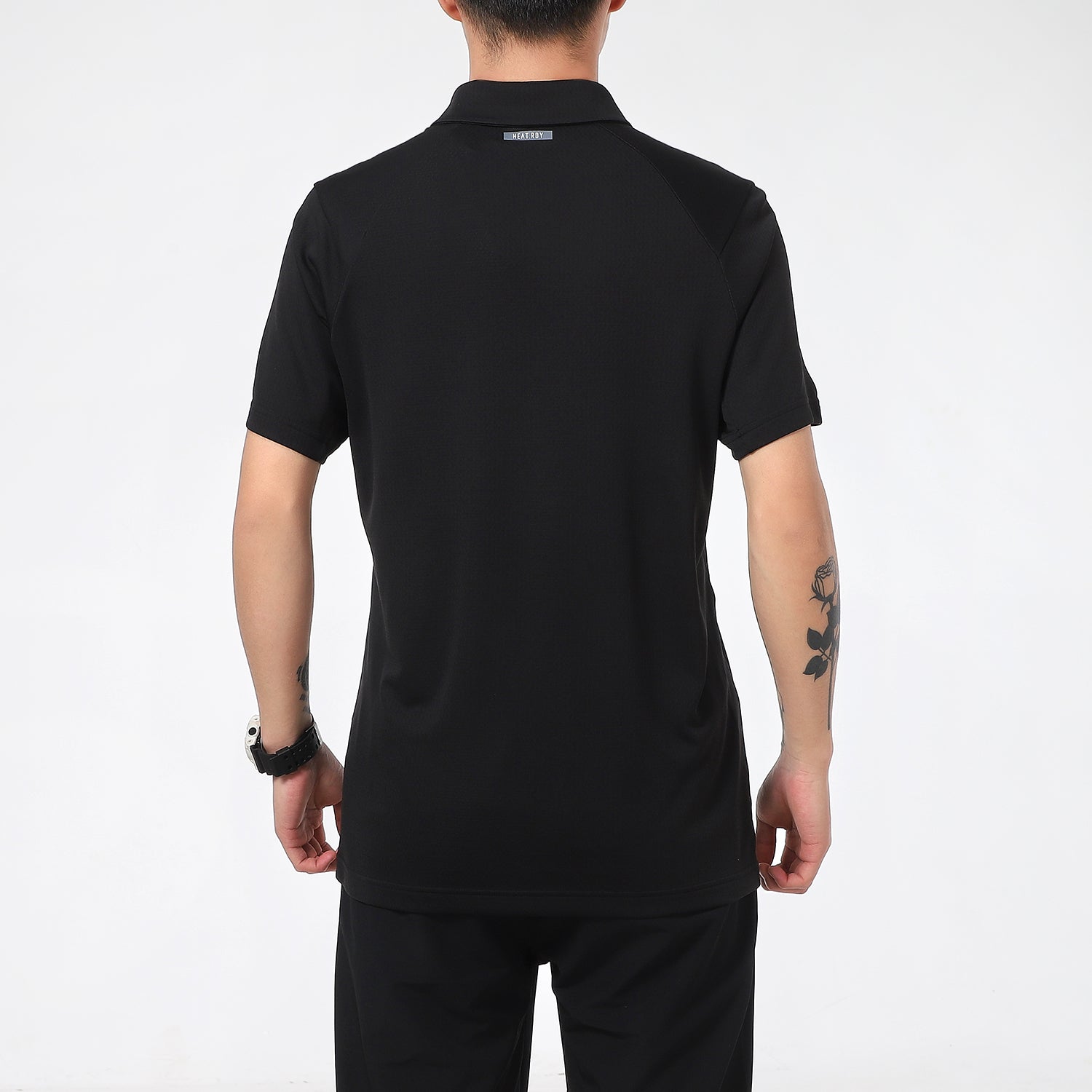 adidas Tennis Sports Training Short Sleeve Polo Shirt Black GH7670