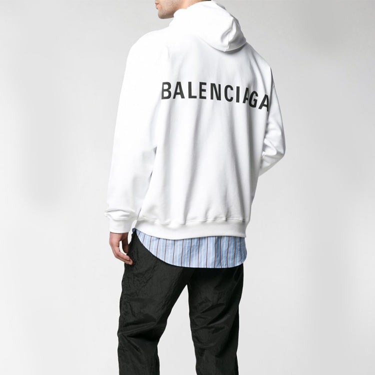 Men's Balenciaga Back Logo White 556143TAV379000