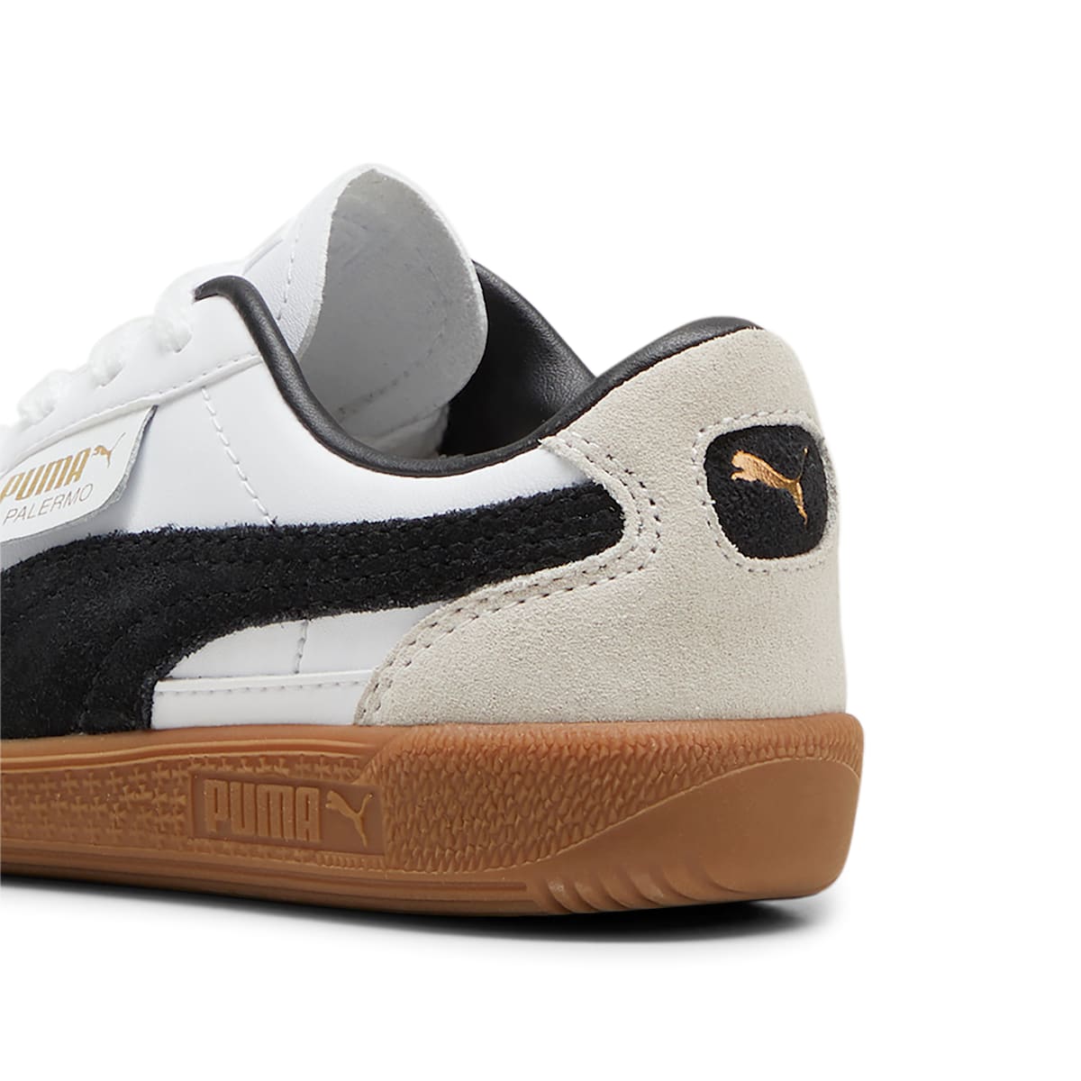 (PS) Puma Palermo Leather 'White Black Gum' 397276-01