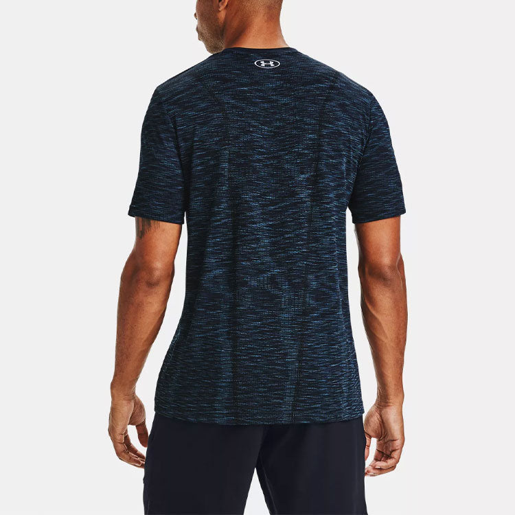 Under Armour Seamless Short Sleeve T-shirt 'College Navy' 1347751-408