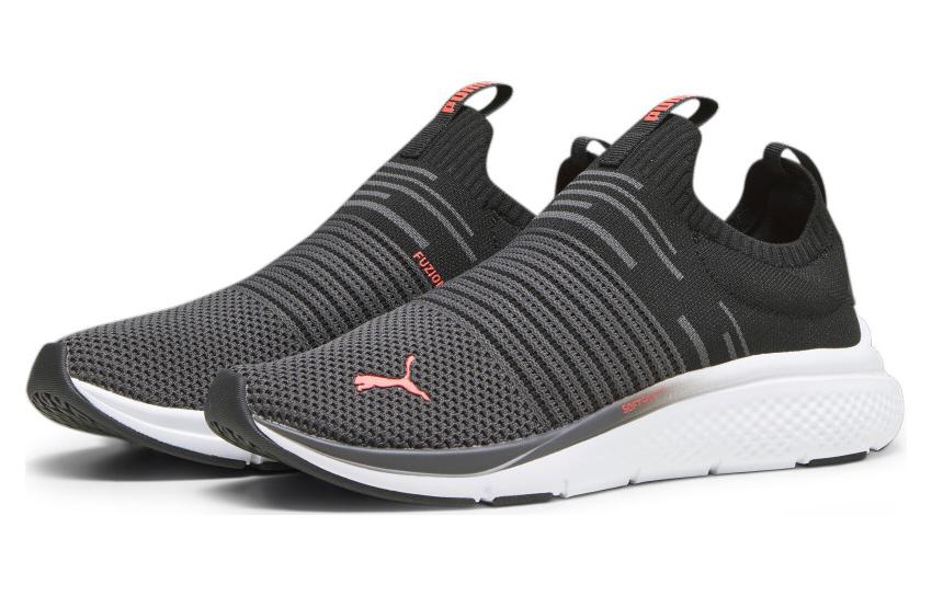 PUMA Softride Pro Echo Slip-On 'Black Grey Fire Orch' 378691-01