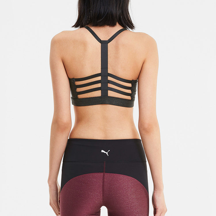 (WMNS) PUMA LOW IMPACT STRAPPY Training Bra 'Black' 519577-01