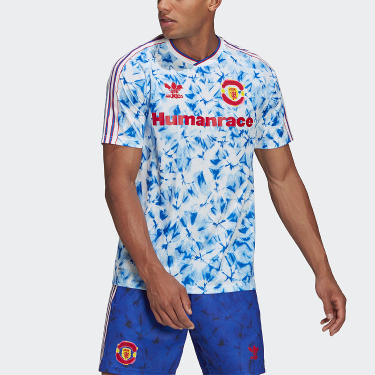 adidas originals x Human Race Crossover Soccer/Football Sports Quick Dry Jersey SW Fan Edition 20-21 Season Blue GJ9084