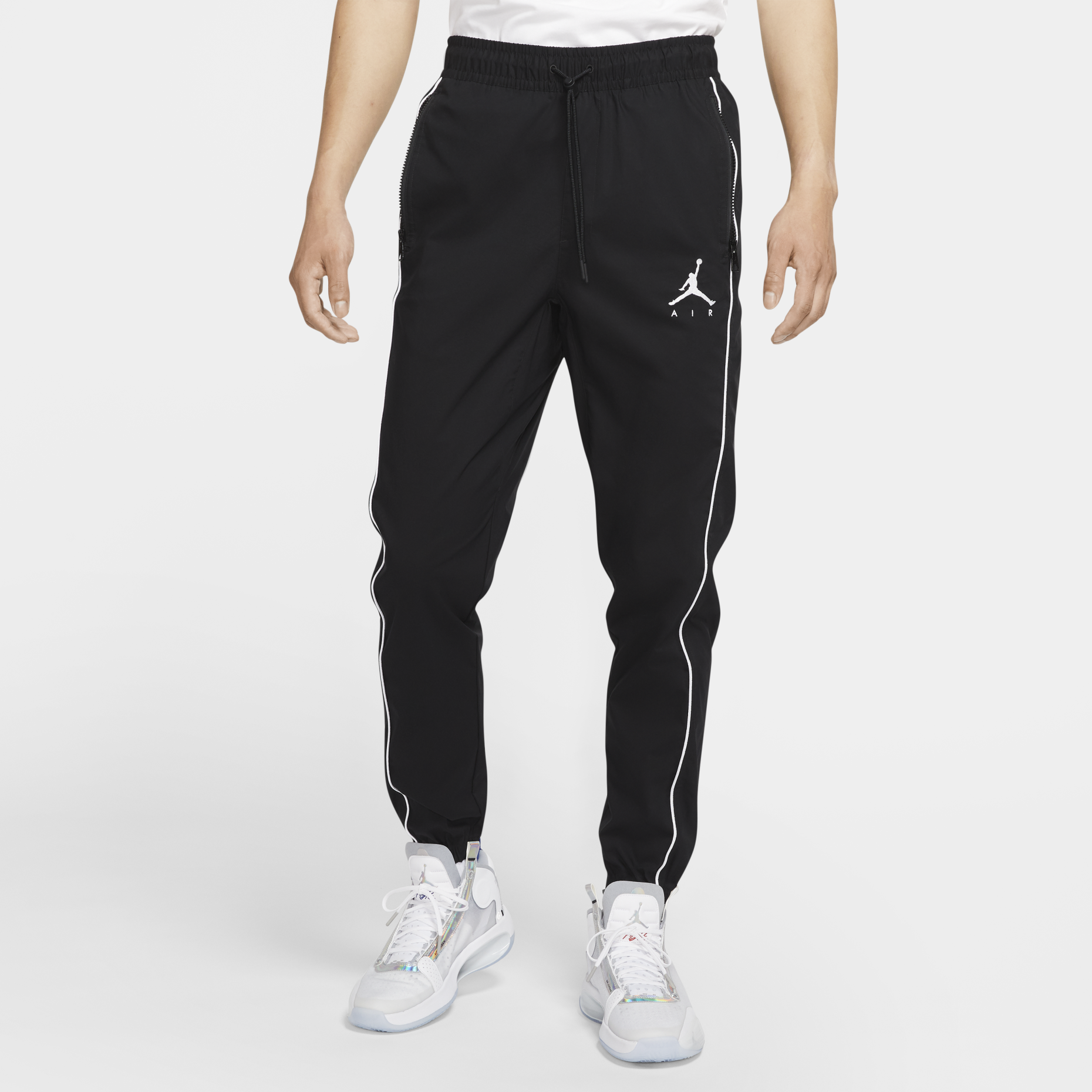 Air Jordan Jumpman Woven Bundle Feet Sports Pants Black CK6856-010