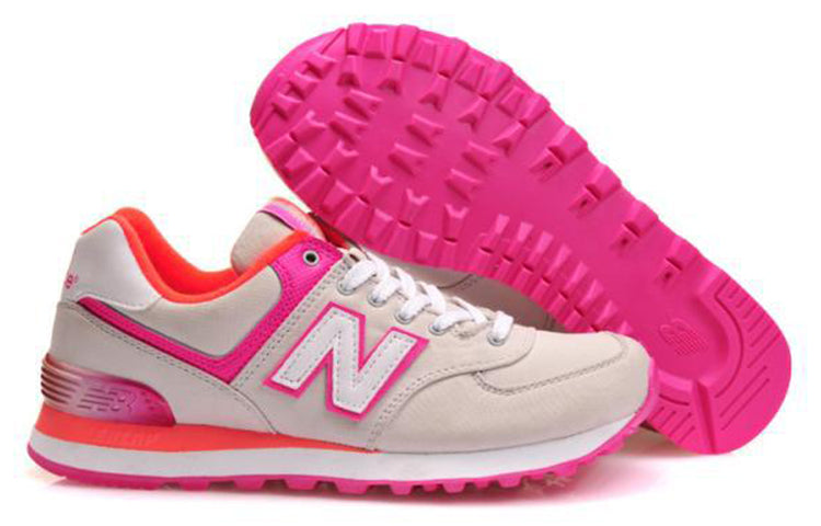 (WMNS) New Balance 574 Series Alpine Low-Top Grey/Pink WL574APG