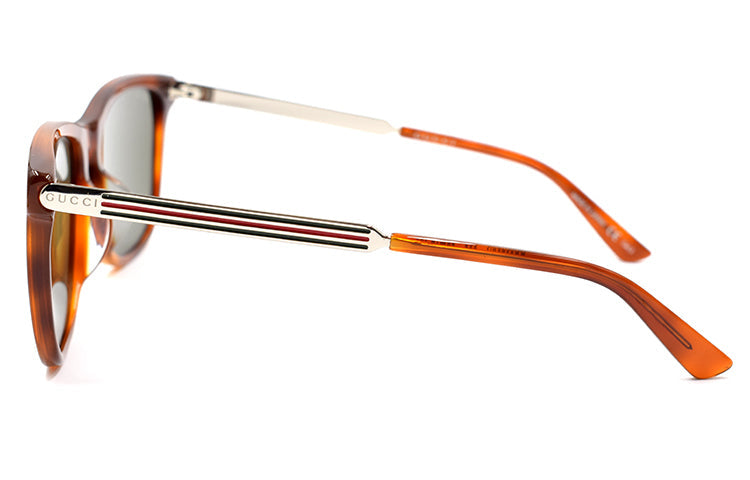 Gucci Classic Multi-Color Series Brown Gray GG0078SK-005