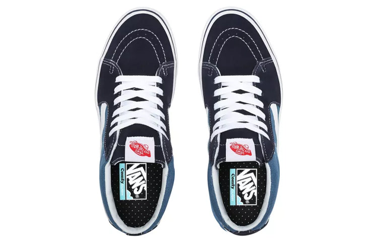 Vans Classic ComfyCush Sk8Mid 'Black Blue' VN0A4UW1VNT