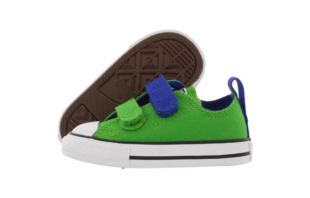 (TD) Converse Chuck Taylor Velcro Ox 'Jungle Green' 742888C