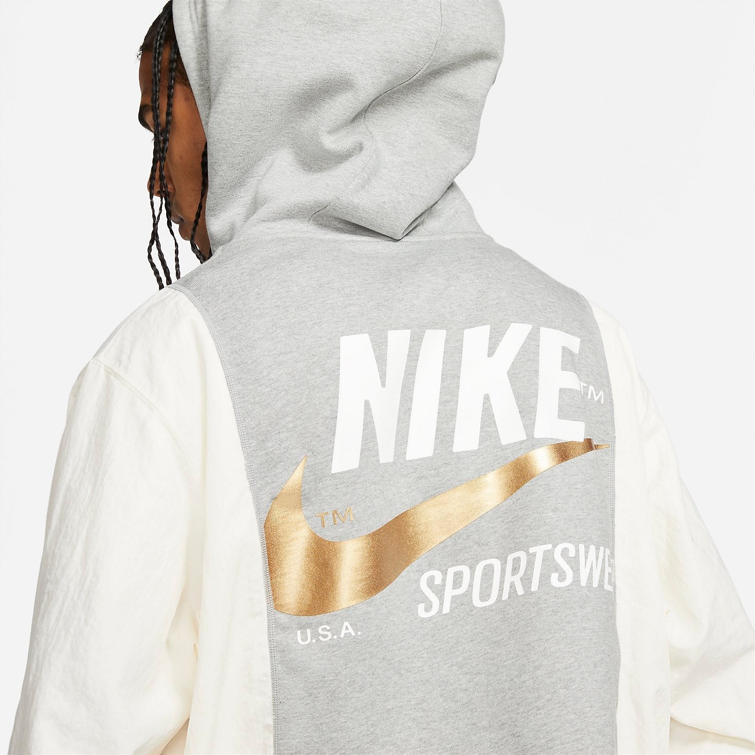 Nike Sportswear Hoodie 'Grey Beige' DD5700-063