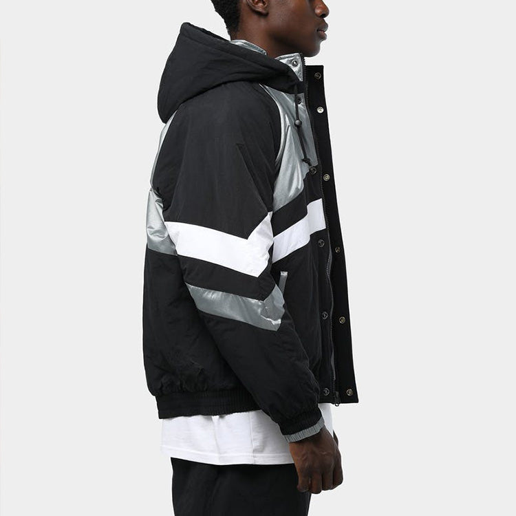Supreme SS19 x Nike Hooded Sport Jacket Crossover waterproof Nylon hooded track Jacket Unisex Silver SUP-SS19-10137