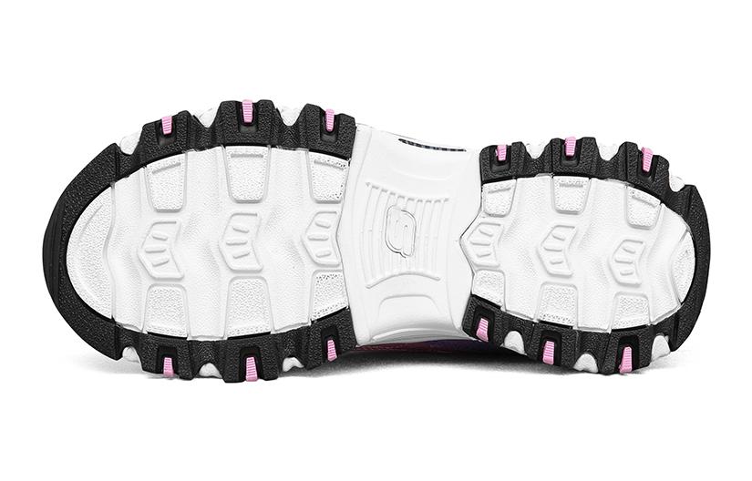 (GS) Skechers Dlites Shoes 'White Pink Purple' 664062L-MULT