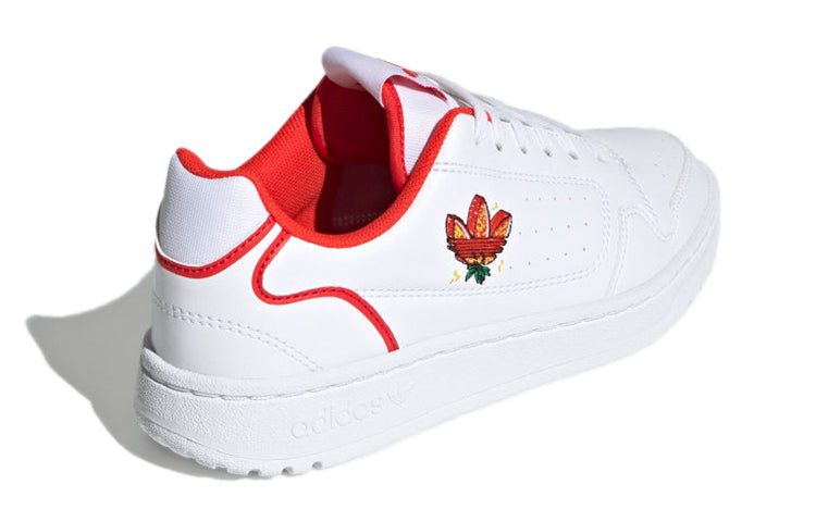 (GS) adidas originals NY 90 J 'White Red' FY2592
