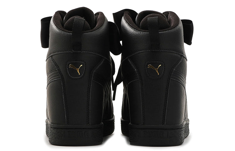 (WMNS) PUMA Basket Tip Toe Black 372376-01