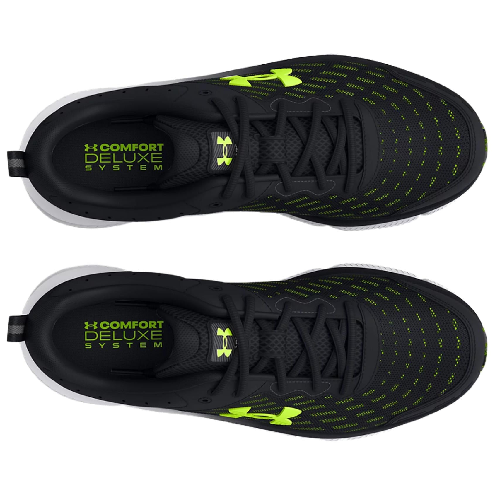 Under Armour Charged Assert 10 'Black High Vis Yellow' 3026175-007