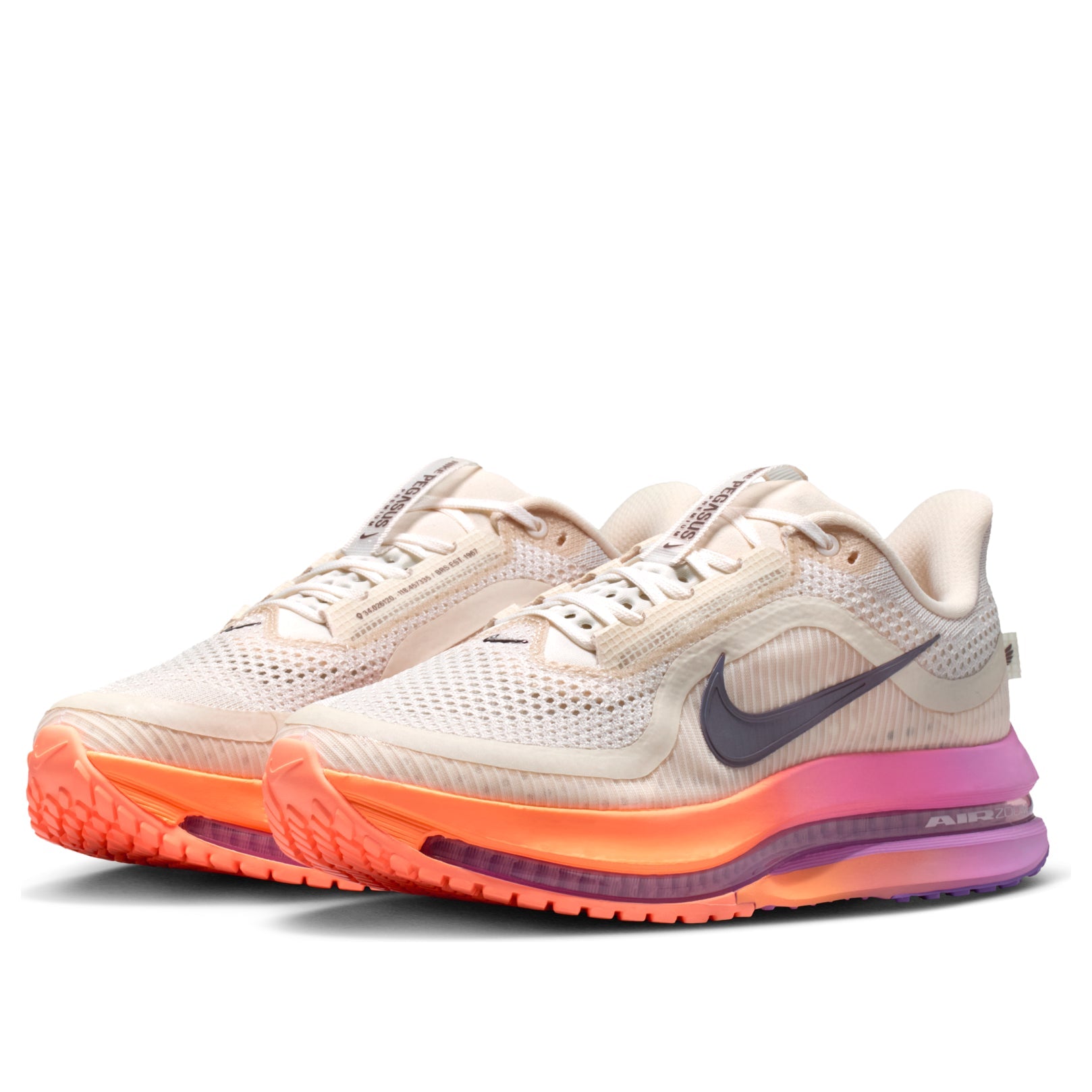 (WMNS) Nike Pegasus Premium 'Chalk Orange Pulse Bright Violet' HQ2593-113