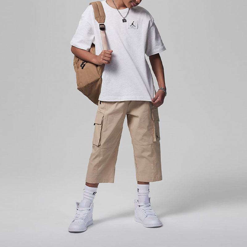 (GS) Air Jordan T-Shirt 'White' FQ0783-165