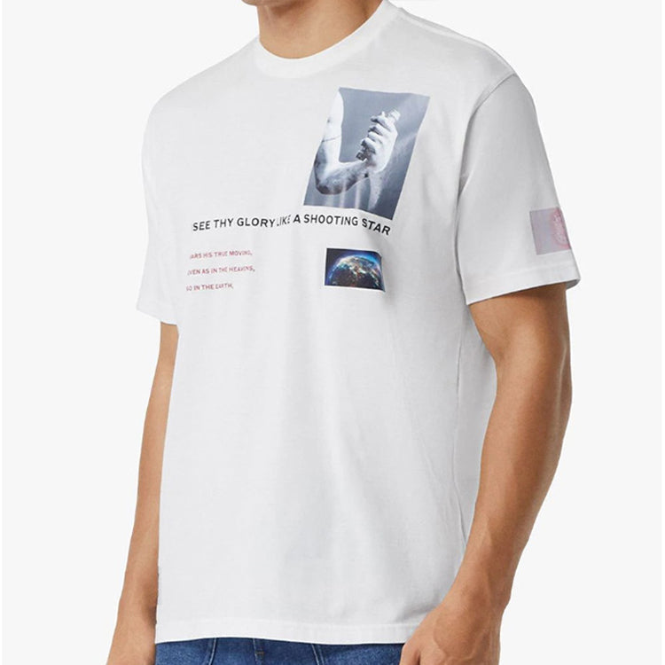 Men's Burberry SS20 Large Short Sleeve White 8024733