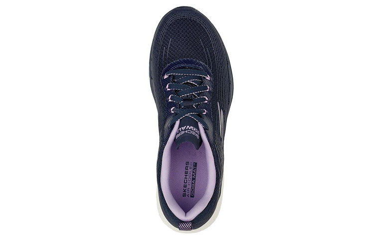 (WMNS) Skechers Go Walk 6 'Black Purple' 124554-NVLV