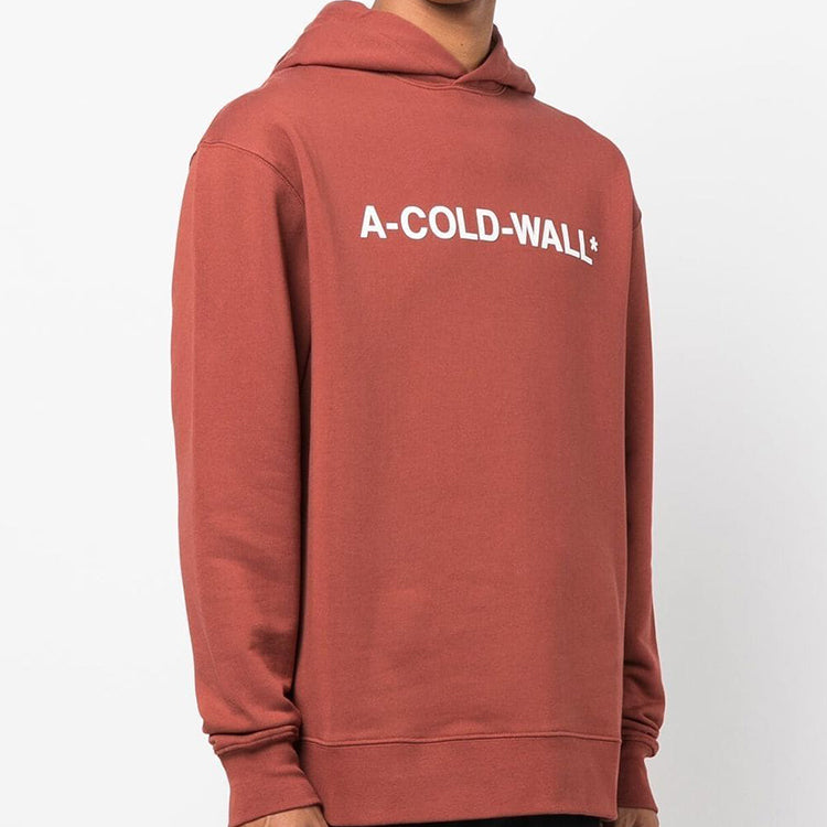 A-COLD-WALL* Logo-print Pullover Hoodie 'Red Orange' ACWMW083-BURE