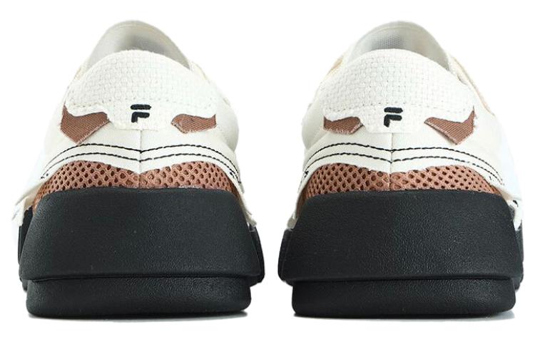 (WMNS) FILA FUSION Pop Skate Shoes 'White Black' T12W332103FWB