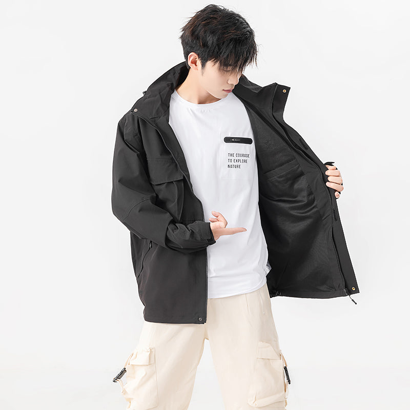 Mizuno Logo Waterproof Jacket 'Black' A2CE3110