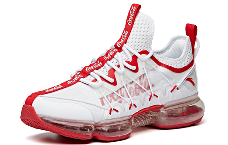 ANTA x Coca Cola Running Series Sneakers 'White Red' 912025505-10