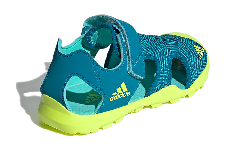 (GS) adidas Captain Toey K Green Yellow Sandals 'Green Yellow' FY9892