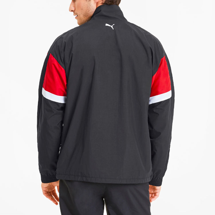 PUMA Scuderia Jacket Ferrari Woven Jacket 'Black Blue Red White' 596137-02
