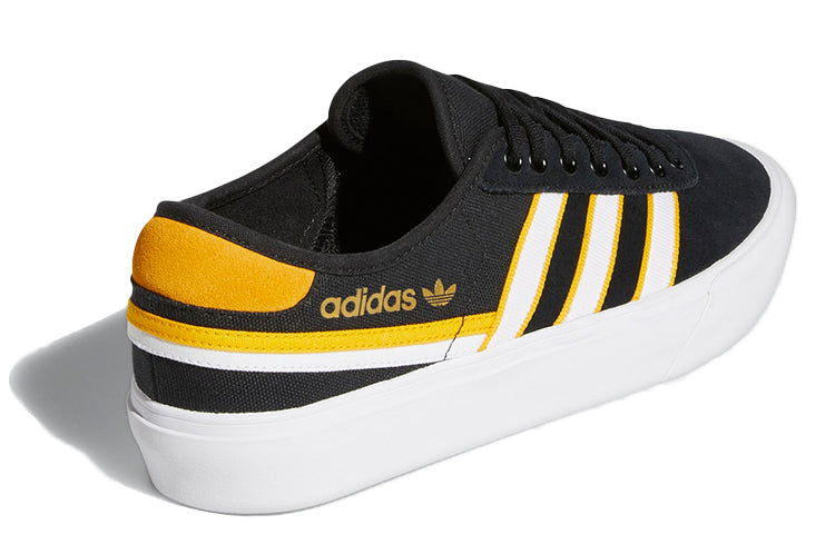 adidas originals Delpala 'Black White Yellow' FY7456